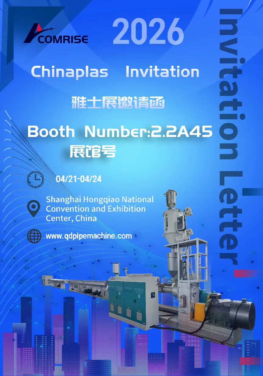Jumpa Anda di CHINAPLAS 2026, Shanghai! Lawati Comrise Machinery untuk Penyelesaian Penyemperitan Terperinci